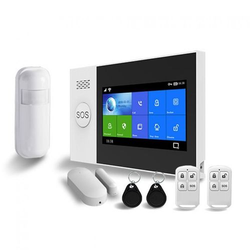 Tuya Smart Wifi Home Alarm System With Motion Sensors & App Control Item | Buy Tuya Smart Wifi Home Alarm System With Motion Sensors & App Control | SPOP Enterprise Global